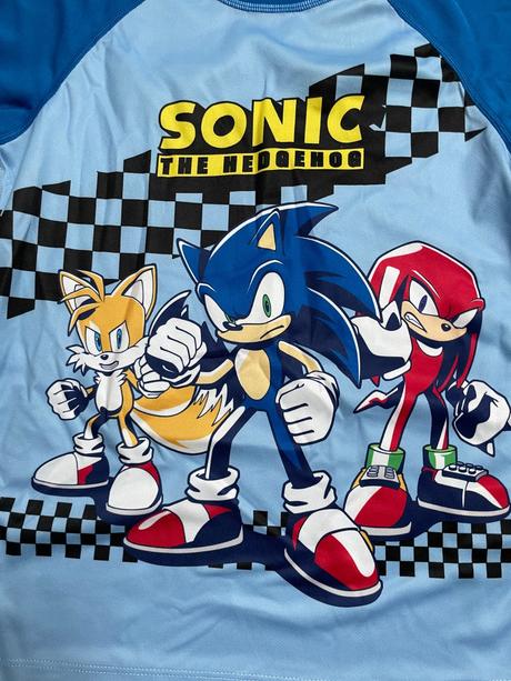Športový dres ježko sonic, h&m,128 / 134 / 140