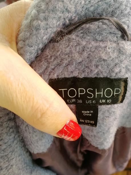 Kabát, topshop,38