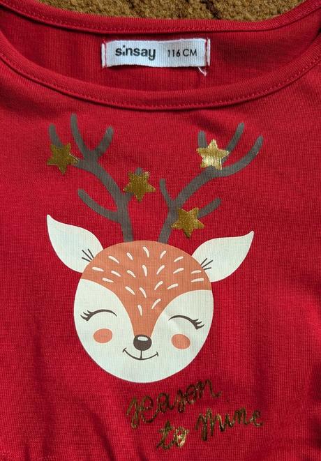 Vianočné šaty 116cm, 116