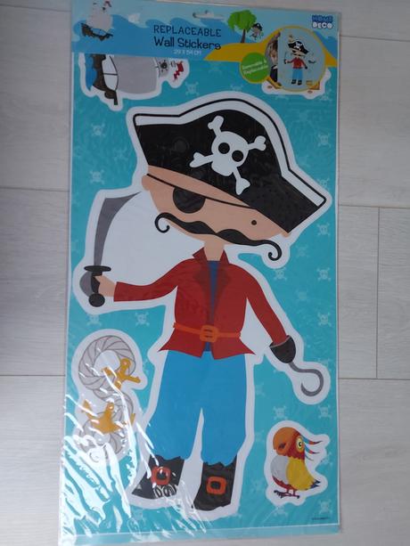 Nálepka na stenu pirát, strom,raketa,princess, 