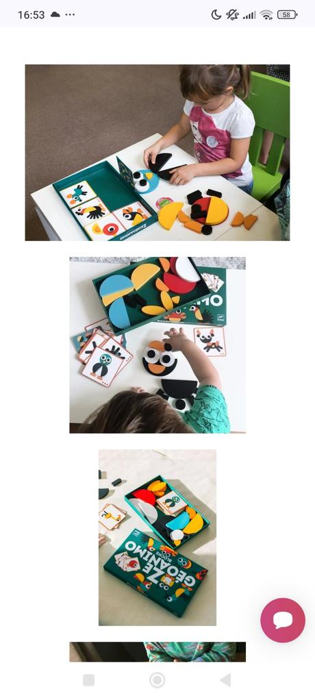 Geometrické tvary - skladačka,