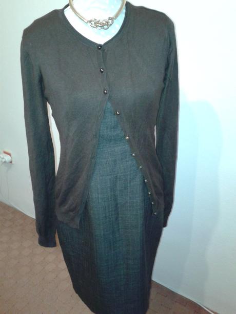 Hnedé púzdrové šaty f&f 40, f&f,40