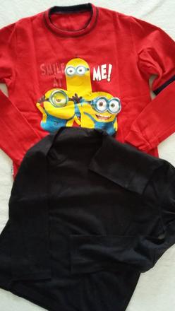 Detské tričko mimoni a rolák veľ. 134, 134