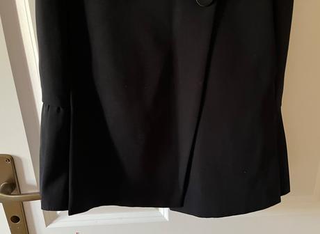 Čierne vestové minišaty/dlhšia vesta, zara, xs/34, zara,xs