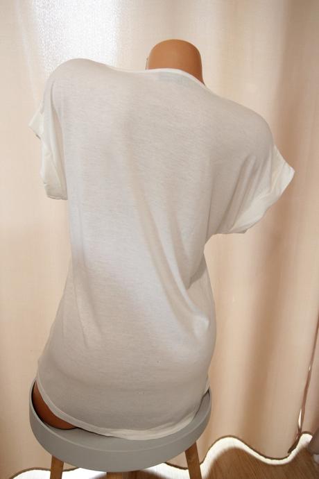 Biely vzorovaný top, m/l, m