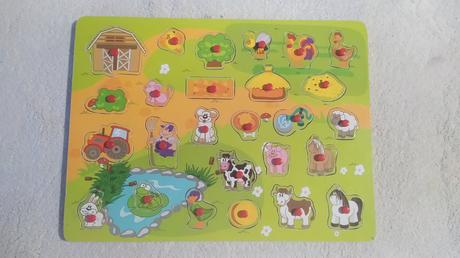 Drevené hračky  farma, 