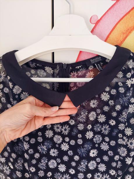 Kvetinove saty s podsivkou, bershka,s