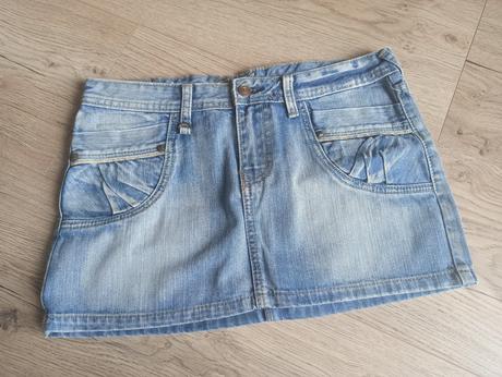 Riflová minisukňa fishbone veľ. m, fishbone,m