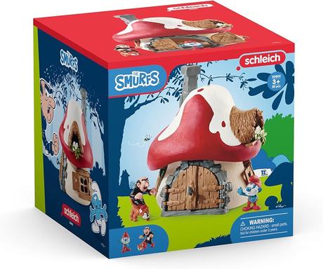 Schleich 20803 šmolkovia domček s 2 figúrkami,