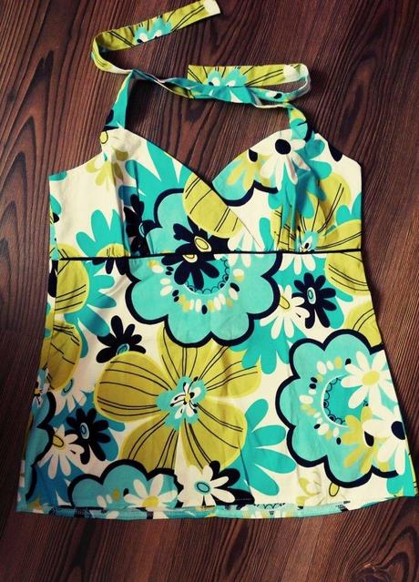 Kvietkovaný letný top, next,l