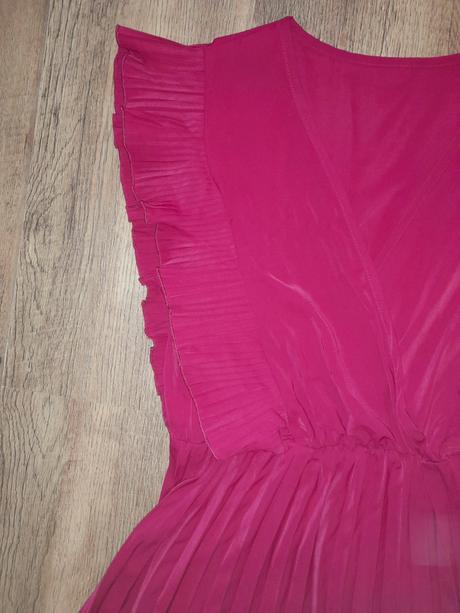 Midi plisovane šaty, m