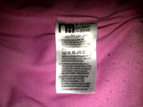 Ruzova vesticka, mothercare,80