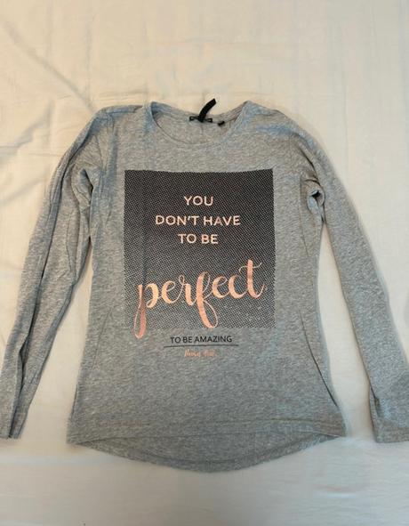 Sivé tričko s dlhým rukávov, xs