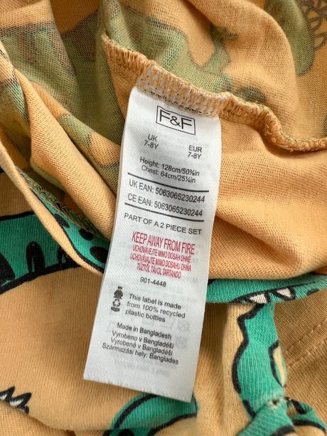 Pyžamká cena spolu, f&f,128