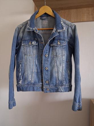 Riflová bunda, zara,s