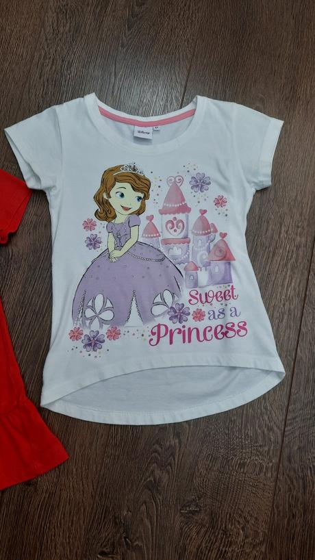 Tričko disney + tunika "jahoda" v.116/122, disney,116