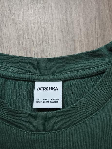 Zelené tričko, bershka,l