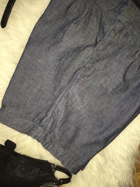 Puntkove riflove perfektne sortky, xs