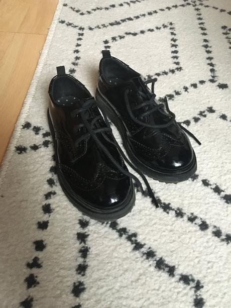 Dievčenské lakované topánky, h&m,27