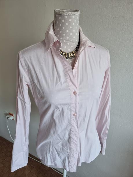 Bledoružová blúzka zara 38, zara,38