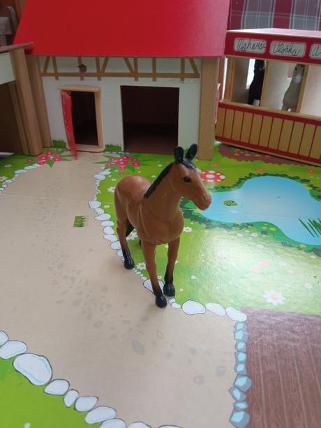 Stajňa, kone,