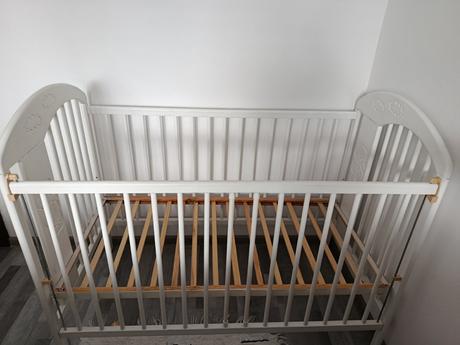 Detská postielka s prebaľovací pult na komodu, šírka (cm): 60,dĺžka (cm): 120