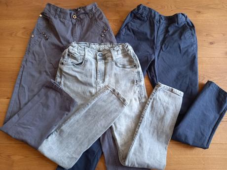 Chlapčenské nohavice v.140-146, h&m,146