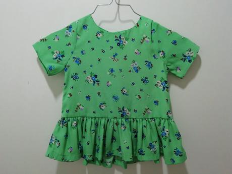 Zelená blúzka s kvetmi next, next,86