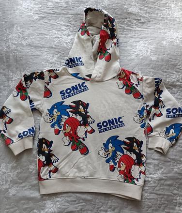 Mikina sonic, h&m,116