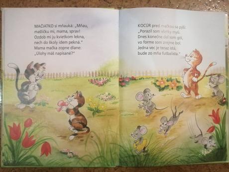 Detská knižka - zvieratká na dvore,