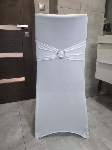 Spandexové a saténové stuhy na stoličky, 