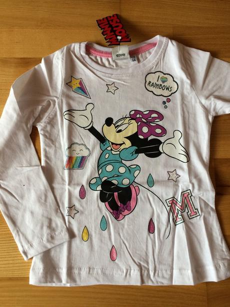 Dievčenské tričko minnie mouse - biele., disney,110