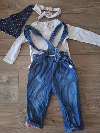 Súprava pre dievcatko s riflami zara baby, zara,74