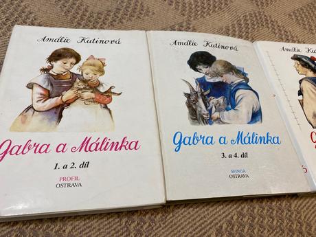 Kompletná sada 1 až 6 diel gabra a málinka amálie, 