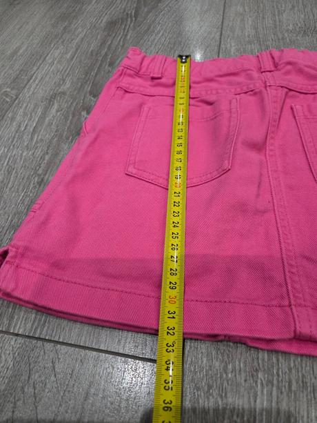 Riflová sukňa ružová, f&f,128