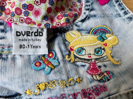 Riflové šatičky s kaťkama, 80