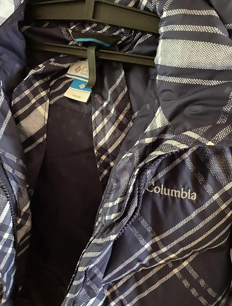 Páperová - perová bunda s kapucou columbia v. s, columbia,s