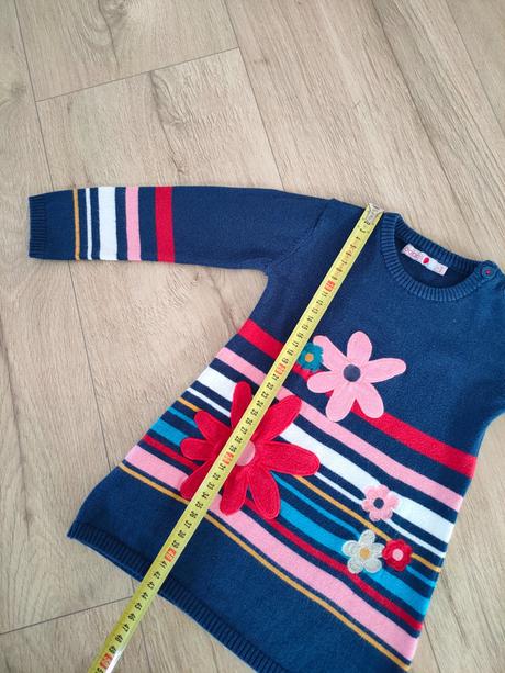 Svetrikové šaty boboli veľ. 92, 92