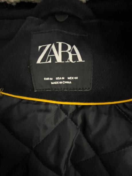 Prechodná bunda s kožušinovým limcom, zara,m