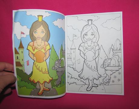 Omaľovánka princezné, 