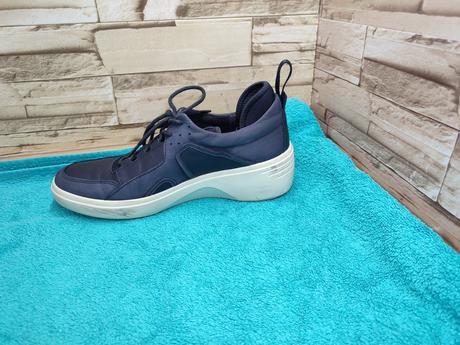 Ecco 37 - dámske kožené tmavomodré topánky, ecco,37