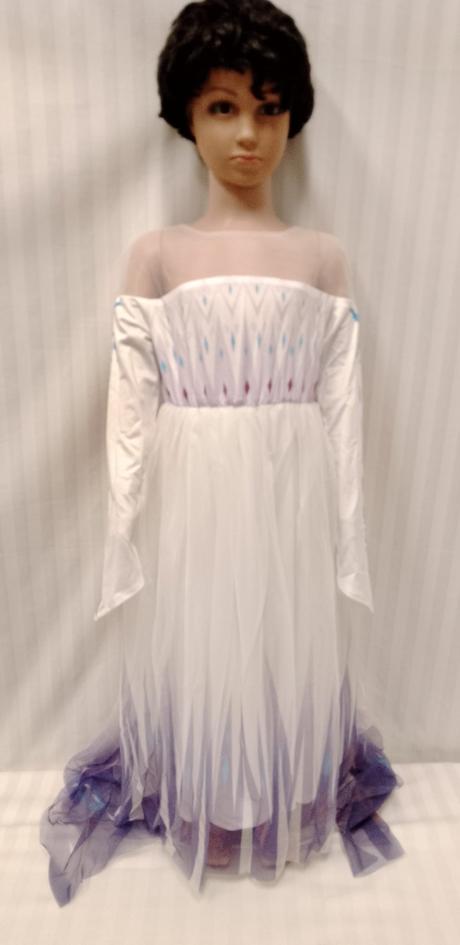 Kostým frozen elsa bielofialové šaty 8-10r 134-140,