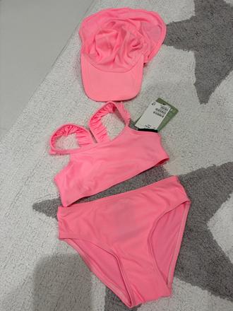 Ružové plavky hm 98/104, h&m,98 / 104