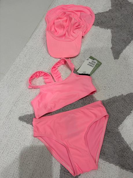 Ružové plavky hm 98/104, h&m,98 / 104