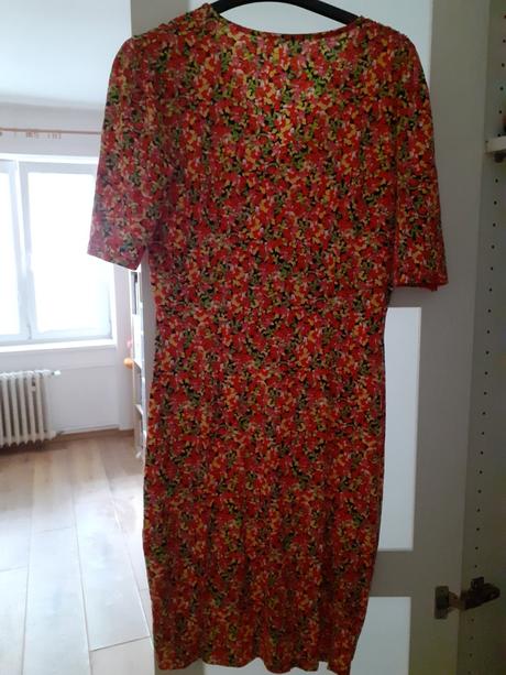 Dámske letné kvietkované šaty, orsay,170