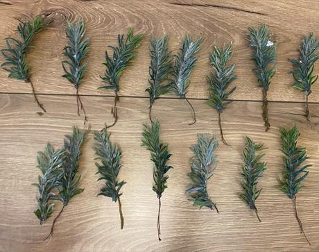 Zimné lístočky 15 ks ( sada ), 