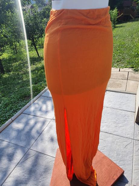 Dlhá sukňa s hlbokým rozparkom, xs