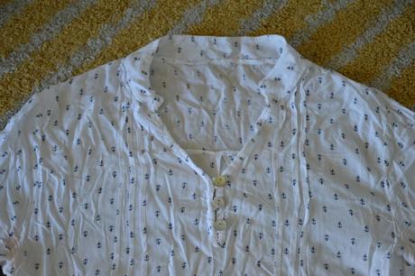 Blúzka s kotvičkami, s