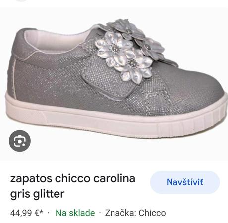 Nepremokave trblietave topanky vd 14,5 cm, chicco,23