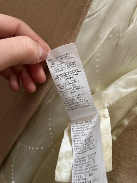 Dámsky vlnený kabát, s